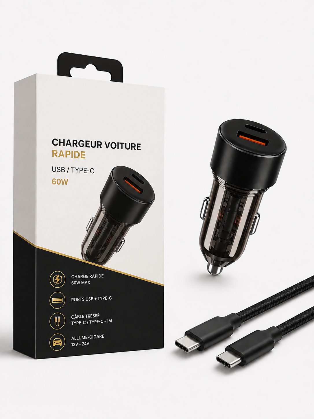 Chargeur allume-cigare