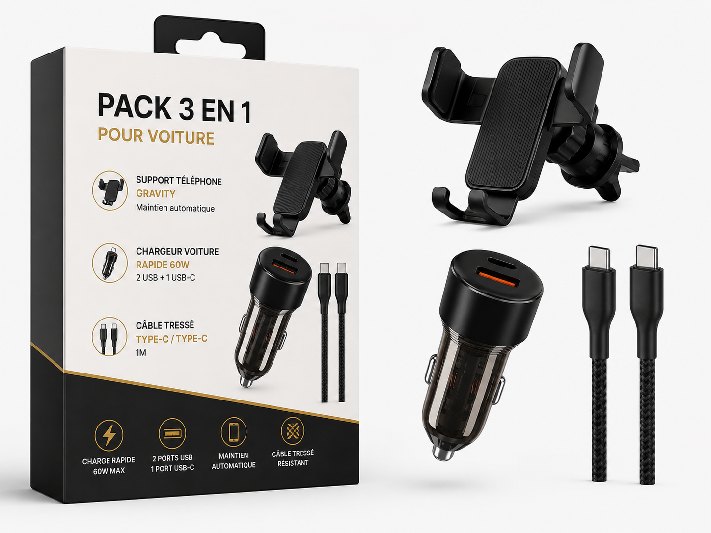 Pack voiture 3-en-1